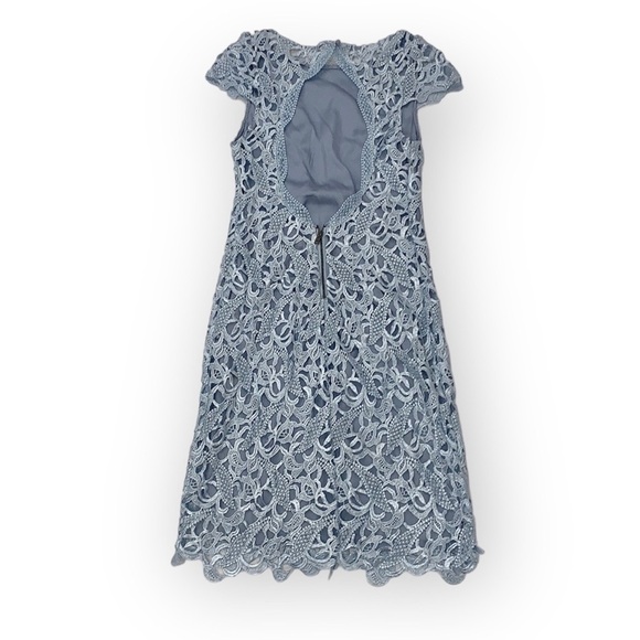 ALICE + Olive blue open back cut out lace dress size XS - Picture 7 of 16